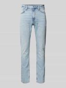 Hugo Blue Regular Fit Jeans im 5-Pocket-Design Modell 'Ash' in Hellbla...