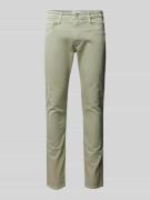 Replay Slim Fit Jeans im 5-Pocket-Design Modell 'ANBASS' in Schilf, Gr...