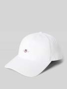 Gant Cap mit Label-Stitching in Weiss, Größe L