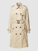 Esprit Trenchcoat mit Taillengürtel in Beige, Größe L