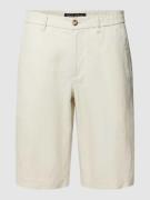 Marc O'Polo Shorts aus Leinen mit seitlichen Eingrifftaschen Modell 'R...