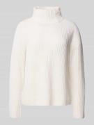 MOS MOSH Strickpullover mit Turtleneck Modell 'Thyra' in Ecru, Größe L