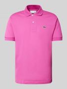 Lacoste Classic Fit Poloshirt mit Baumwollanteil in Pink, Größe L