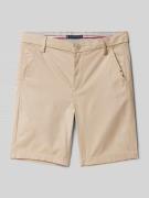 Tommy Hilfiger Teens Bermudas mit Label-Detail in Beige, Größe 152