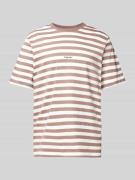 Jack & Jones T-Shirt mit Label-Print Modell 'VESTERBRO' in Hellbraun, ...