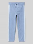 Steiff Straight Leg Sweatpants mit Logo-Badge in Bleu, Größe 104