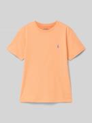 Polo Ralph Lauren Teens T-Shirt aus reiner Baumwolle in Orange, Größe ...