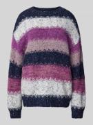 QS Strickpullover mit überschnittenen Schultern in Dunkelblau, Größe X...