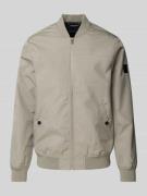 Matinique Regular Fit Blouson mit Reißverschluss Modell 'CLAY' in Taup...