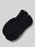 Snocks Socken mit Label-Stitching Modell 'Invisible' im 2er-Pack in Bl...