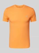 Polo Ralph Lauren T-Shirt mit Label-Stitching in Orange, Größe M