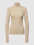 By Malene Rollkragenpullover mit Strukturmuster Modell 'RONELLA' in Be...