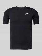 Under Armour T-Shirt mit Label-Print in Black, Größe L