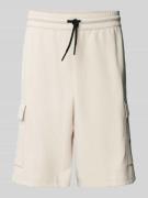 EA7 Emporio Armani Sweatshorts mit elastischem Bund in Offwhite, Größe...