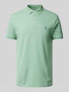 Polo Ralph Lauren Poloshirt mit Label-Stitching in Mint, Größe M