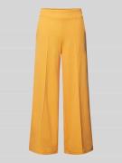 ICHI Wide Leg Stoffhose mit verkürztem Schnitt Modell 'KATE' in Orange...