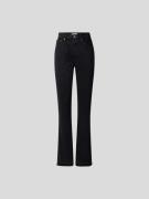 RE/DONE High Rise Bootcut Jeans mit Label-Patch in Black, Größe 26