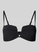 Barts Bikini-Oberteil mit V-Ausschnitt Modell 'Solid' in Black, Größe ...