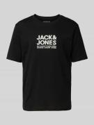 Jack & Jones T-Shirt mit Label-Print Modell 'CODYNAMIC' in Black, Größ...