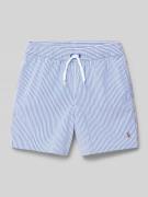 Polo Ralph Lauren Teens Badehose mit Label-Stitching in Blau, Größe L