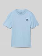 adidas Originals T-Shirt mit Logo-Stitching in Bleu, Größe 152