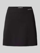 Calvin Klein Jeans Minirock mit Label-Stitching in Black, Größe S