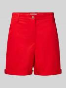 Tommy Hilfiger Chino-Shorts mit Label-Stitching in Rot, Größe 36