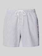 Tommy Hilfiger Badehose mit elastischem Bund in Dunkelblau, Größe L