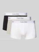 Calvin Klein Underwear Trunks mit elastischem Label-Bund im 3er-Pack i...