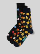 Happy Socks Socken mit Label-Print Modell 'Classic' im 3er-Pack in Mar...