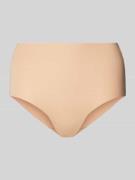 Hanro Slip mit elatischem Bund in Beige, Größe M