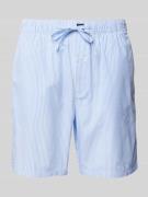 Christian Berg Men Relaxed Fit Pyjama Shorts aus reiner Baumwolle in B...