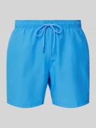 Tommy Hilfiger Badeshorts mit elastischem Bund Modell 'ORIGINAL' in Bl...