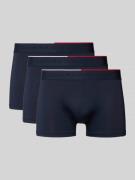 Tommy Hilfiger Trunks mit elastischem Logo-Bund im 3er-Pack in Marine,...