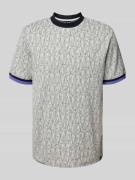 EA7 Emporio Armani T-Shirt mit Label-Print Modell 'TRAIN' in Offwhite,...