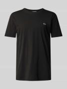 Lacoste T-Shirt mit Rundhalsausschnitt in Black, Größe S