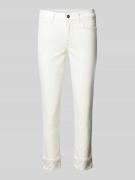 Liu Jo White Skinny Fit Jeans im 5-Pocket-Design in Offwhite, Größe 25