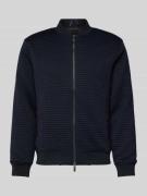 ARMANI EXCHANGE Blouson mit Strukturmuster in Marine, Größe L