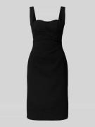 TROYDEN COLLECTION Minikleid mit Herz-Ausschnitt in Black, Größe 34