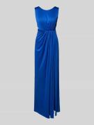 TROYDEN COLLECTION Abendkleid mit Cut Out in Royal, Größe 42
