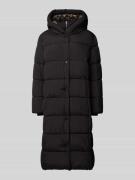 Jake*s Collection Steppmantel mit Kapuze in Black, Größe 38