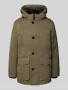 Tom Tailor Parka mit abnehmbarer Kapuze in Oliv, Größe XXL