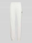 Lacoste Sport Relaxed Fit Sweatpants mit Label-Print in Offwhite, Größ...