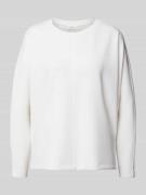 s.Oliver RED LABEL Sweatshirt mit Teilungsnähten in Offwhite, Größe 46