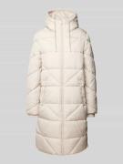 Tom Tailor Taillierter Steppmantel mit Kapuze in Beige, Größe XL