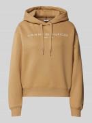 Tommy Hilfiger Hoodie mit Kapuze in Camel, Größe XS