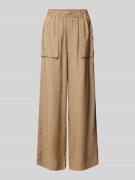 YAS Wide Leg Stoffhose mit aufgesetzten Taschen Modell 'ERMILLA' in Ca...