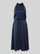 V by Vera Mont Cocktailkleid mit Neckholder in Dunkelblau, Größe 38