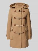 WHITE LABEL Dufflecoat mit Pattentaschen in Camel, Größe 48