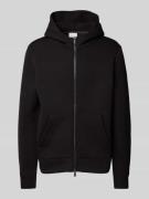 CK Calvin Klein Sweatjacke mit Känguru-Tasche in Black, Größe L